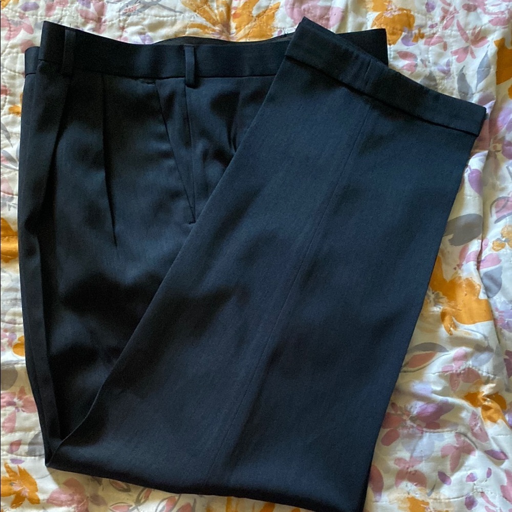 Perry Ellis Classic Black Dress Pants for Men size 38x30
